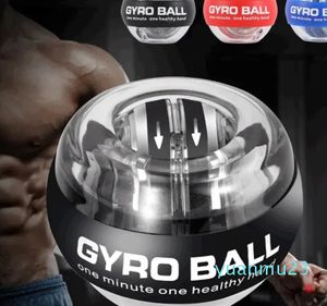 Empuñaduras de mano giroscópica Powerball rango de inicio automático Gyro Power bola para la muñeca brazo mano fuerza muscular entrenador equipo de Fitness Decom
