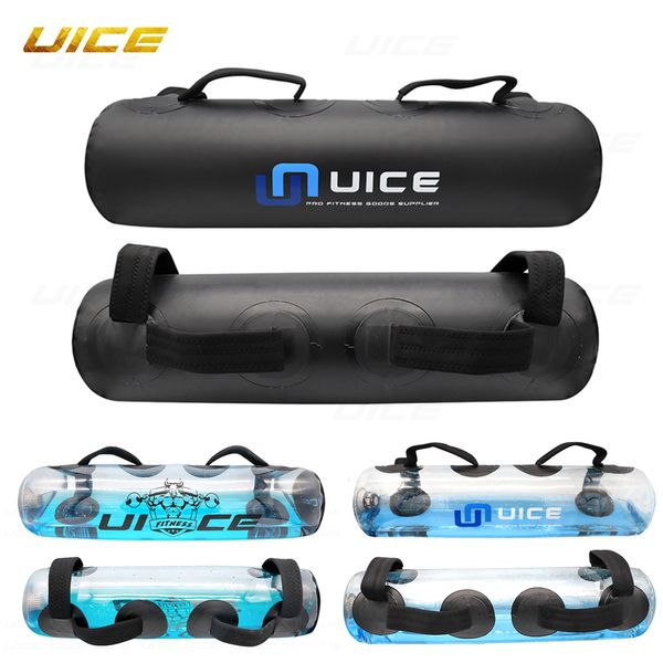 Poignées à main Gym à domicile 15 35KG Eau Power Bags Accessoires Fitness Aqua Bag Musculation Workout Sandbag Haltérophilie Core Training Tool 230615