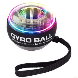 Poignées à main LED Powerball Gyroscopic Power Wrist Ball Selfstarting Gyro Gyroball Arm Muscle Force Trainer Exercise Strengthener 230614