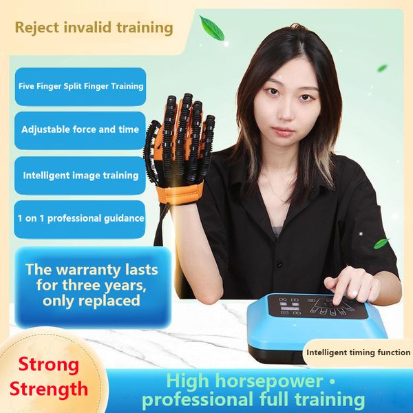 Poignées de main Réhabilitation Robot Gant Appareil à main Entraînement des doigts Gants de massage Accident vasculaire cérébral Hémiplégie Réhabilitation Fonction de la main 230717