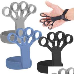 Poignées Sile Grip Device Finger Exercise Stretcher Arthritis Trainer Renforcer la formation de réadaptation pour soulager la douleur 220110 Dr Dhyh7