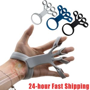 Poignées de main Silicone Finger Trainer Force du poignet Exercice Poignée de main Finger Expander Workout Hand Gripper Réhabilitation Workout Fitness 230714