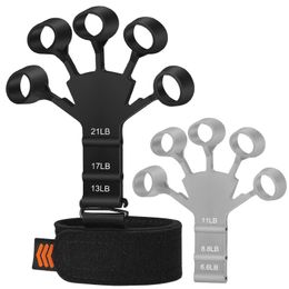 Handgrepen Siliconen Gripster Grip Strengthener Vingerbrancard Trainer Gym Fitness Training En Oefening Drop 230614