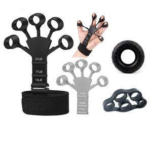 Hand Grips Silicone Gripster Grip Strengthener Finger Stretcher Hand Grip Trainer Gym Fitness Training and Exercise Hand Strengthene 230613