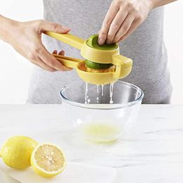 Presse-citron à main en plastique, presse-agrumes manuel, presse-agrumes Orange, outils de cuisine Q651