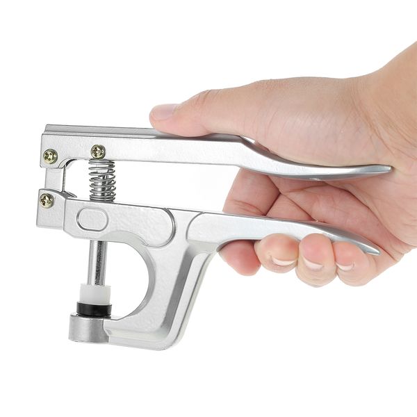 Freeshipping Hand-held Snap Pliers Button Tool Sujetador Botón Press Attacher Suministros de costura para el sujetador utilizado para la mezcla de ropa DIY