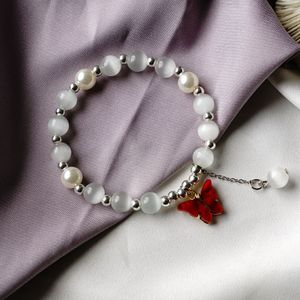 brin main bijoux populaire multi-couleur papillon opale bracelet femelle frais fille coeur perlé main