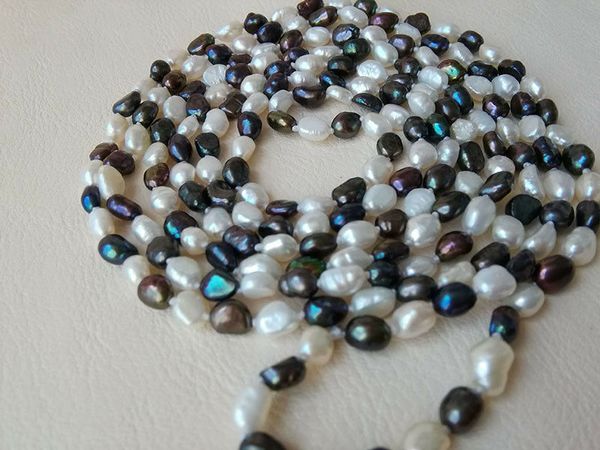 Collier de perles baroques d'eau douce 50 