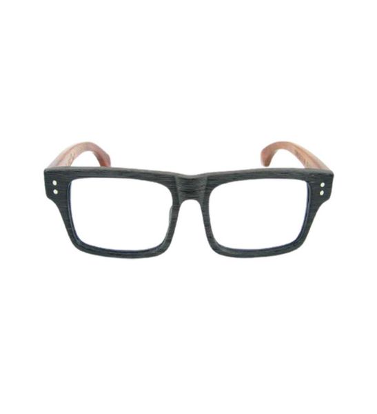 Monture de lunettes en bois de haute qualité fabriquée à la main, monture épaisse et solide en acétate avec Grain de bois et lunettes à bras en palissandre naturel 6281375