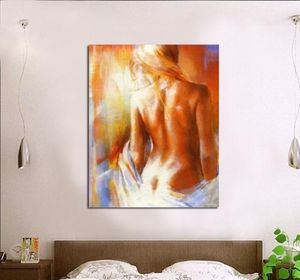 Handgeschilderde sexy naakt olieverfschilderij moderne abstracte canvas kunst aan de muur home decor handgemaakte naakte vrouwen schilderijen picture3536824