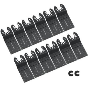 Accessoires d'outils électriques à main 14pcs Outils MTI-Fonction Lame de scie de précision bi-métal oscillante Mtitool pour la coupe de rénovateur Mtimaster Dhcdy