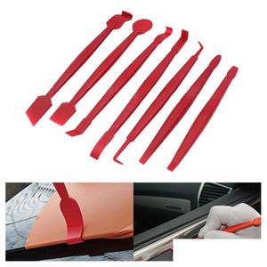 Accessoires d'outils de puissance à main 7pcs / set work Vinyl wrap Film de raclette outils de gratte