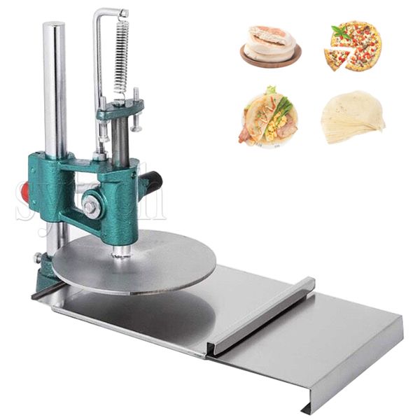 Prensa manual para masa de Pizza, máquina de prensado de tortillas y tortitas, prensador de pasteles de pato asado
