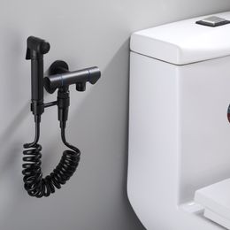 Protable Protable Toilet Bidet Papetter Gun Gunder Copper Handheld Faucet Home Bathroom Hygiénic Shower Head Clean Self Clean