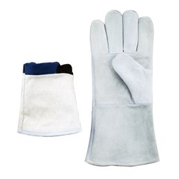 Protection des mains 14 pouces gants de vache soudeur gris preuve de coupe soudage électrique manutention exploitation minière doublure complète laine diverses