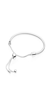 Braceletas de cuerda de mano para pandora ajustable para mujeres joyas de regalo de boda con box9677959