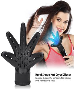 Handvorm Haardroger Diffuser Hut Cover Hairdressing Blow verzamelen Wind snel droogblazer mondstuk voor thuissalon Curly Styling7548737