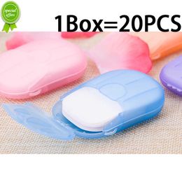 Pastillas de jabón de manos Jabón desechable Lavado de papel Limpieza de manos para baño Cocina Viajes al aire libre Camping Senderismo (color al azar)