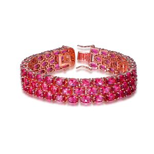 Chaîne de Tennis à main en cristal, Double rangée de strass en forme de bracelet à breloques pour femmes