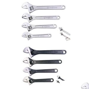 Handgereedschap 1 Stuks Staal/2.5/4/6/8/10/12-inch Monkey Wrench Mini Open-End Tool Schakelsleutel 104Hmclub Drop Levering Automobiles Moto Dhr7X