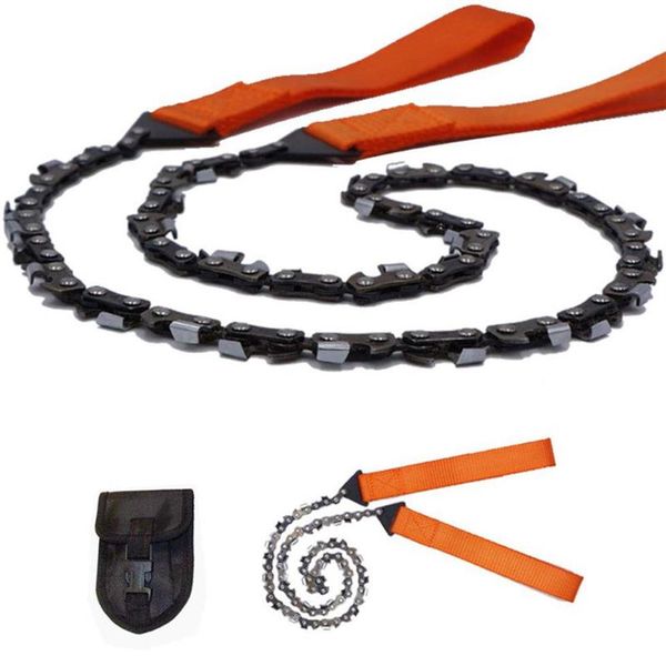 Outils à main 24Inch 63cm Gear Outdoor String Scie à fil Pocket Scroll En acier inoxydable Corde Scies à chaîne Voyage Camping Survival Tool274m