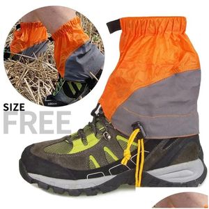 Accesorios de herramientas manuales Sports Sports Sports Trekking Gaiters Sweet Climbing Showing Showing Erking Skiing Walking Walking Water Skate S Dhekj