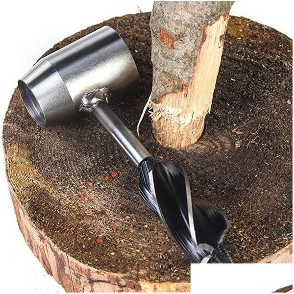 Outils à main Bushcraft Auger Wrench Outdoor Survival Drill Gear Tool Sports Jungle Crafts Cam Accessoires 230214 Drop Delivery Outdoor Dhb05