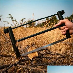 Handgereedschap Opvouwbare nokzaag Draagbaar roestvrij staal Afneembare scherpe zagen Outdoor Wandelen Survival Edc Voor het zagen van hout Drop Delivery S Ot8Du