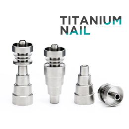 Herramientas manuales Metal Banger Domeless Titanium Nail 10 mm 14 mm Junta hembra macho 1 con 6 tipos diferentes ZZ