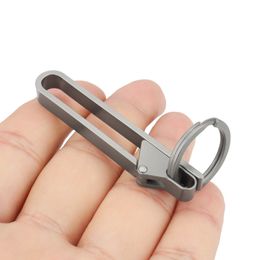 Outils à main Outil portable extérieur Porte-clés Clip de poche Porte-clés avec porte-clés détachable pour hommes et femmes 221130