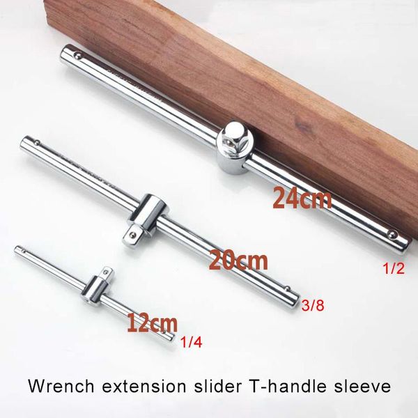 Outils à main socket clés t-handle extension de la barre coulissante Connexion 1/4 