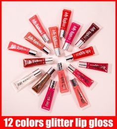 Handaiyan 12 kleuren snoep jelly lip glanst spiegel hydraterende vloeibare lippenstift langdurige make-up lipgloss poching lip