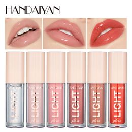 Handaiyan 12 kleuren lipgloss hydraterende spiegel glans parelachtige vloeistof lippenstift tint waterdichte langdurige lipglazuur lippen make -up