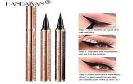 Handaiyan 1ml 2 en 1 delineador adhesivo Pen Glue Liner Fanezado Magia Aelinador de ojos Black Eyeliner1530796