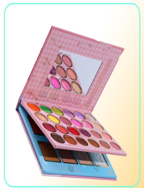 Handaiyan 32 Colors Shaadow Blush Powder Maquillaje Pallete Face Contour Highlighter Blusher Maquillaje Sombra de ojos Cosmetics1061682