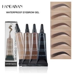 Handaiyan Gel Wenkbrauw Tintura Per Sopracciglia Styling Vloeistof 6 Kleur Waterdicht Niet-gladmakend Natuurlijk Gemakkelijk te Dragen Make-up Wenkbrauwen Enhancer