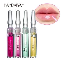 HANDAIYAN Lipgloss Plumping Crystal Jelly LipGloss Shiny Clear Lip Oil Mirror Hydraterende Glitter Minerale Vloeibare Lipstick