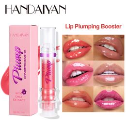 Handaiyan lip vulling booster glanzen hoge glans voor plumper uitziende lippen extreme glans kristalvolume lipolie heet