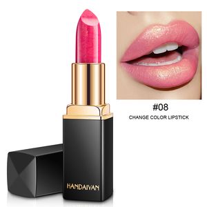 HANDAIYAN rouge à lèvres paillettes rouge à lèvres imperméable longue durée miroitant rouge à lèvres 9 couleurs disponibles