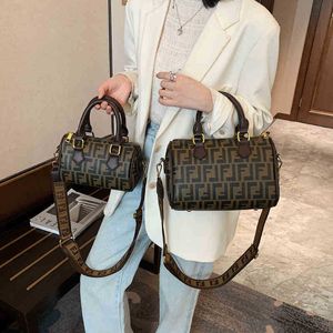 Handtaszakken voor dames trend gedrukt Boston Diagonal Handbag Factory Online verkoop