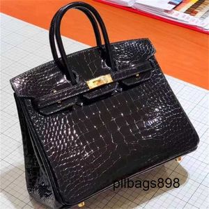 Sac à main crocodile cuir 7a qualité importée haute femme grandes 77lk95o