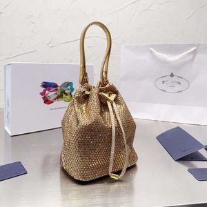 Handtasontwerper 50% Korting op het hot Brand Women's Bags Dames trekkoord draagbare bucket Bag