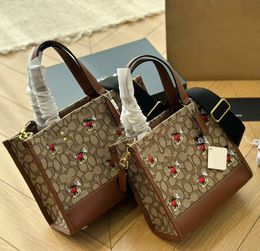 Bolso de bolso Bag Fashion Tote Bag Jacquard Material de tela Jacquard Dos tamaños Bolso de hombro Vintage bolso de hambre bolso cruzado de todos los días