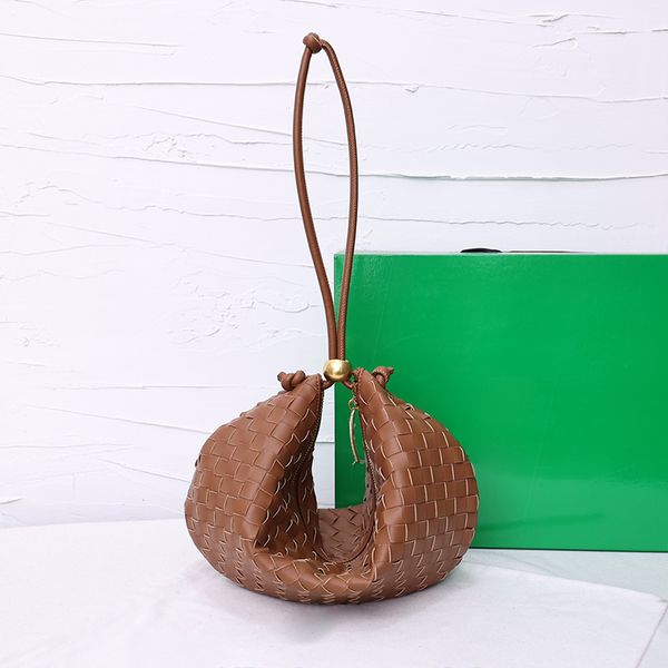 Bolso de diseñador Bolso tejido Bolso tejido Moda para mujer Bolso a cuadros tejido Bolso de mano Bolso axilar Bolso de hombro de lujo Bolso cruzado Bolso de calidad superior Bolso de compras