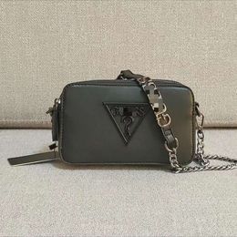 Handbag Designer Hot Vendre 50% de réduction sur les sacs d'épaule Gus Gus Patter Couleur Small Square Sac Camera Chain Single Crossbody Womens