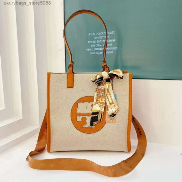 El diseñador de bolsos vende bolsas para mujeres de marca en descuento TB New Womens Bag Fashion Nylon Tote Color simple Gran capacidad