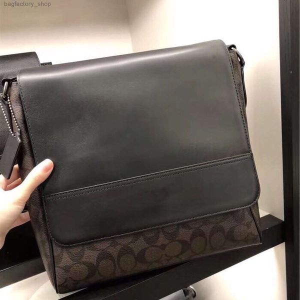 El diseñador de bolsos vende bolsas de marca para mujeres calientes con un 55% de descuento nuevo para hombres Crossbody Bag de cuero pequeño Houston Mapa de Houston Flying