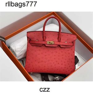 Sac à main en cuir véritable Bk, sacs d'autruche, boucle dorée, argent, haut de gamme, mariée, couleur rouge, atmosphère, Portable