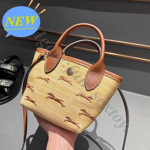 Handtas Hoogwaardige Designer Tassen Tas Crossbody Mini Grass geweven Kleine handheld Tote een enkele schouder Modieuze dames Kool Franse groentemand fzgw