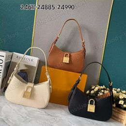 Handtas Designertassen van hoge kwaliteit Low Key schoudertas Luxe handtassen Tote Bags Hobo met slot Zwart Wit Bruin Crossbodytas Cirkel portemonnee